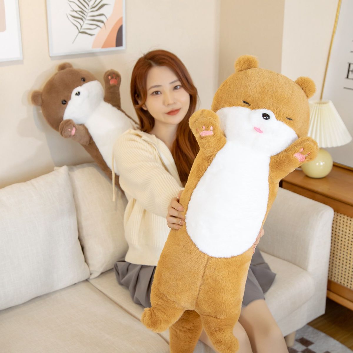 Peluche Géante Ours Oreiller 80 Cm – WILMA